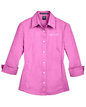 Devon & Jones Ladies Perfect Fit™ 3/4-Sleeve Stretch Poplin Blouse 